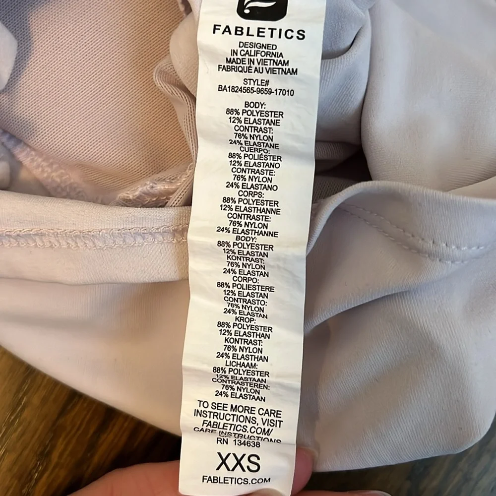 Fabletics Ruched Midi Sports Bra - Picture 4 of 4